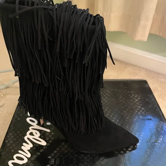 NIB Sam Edelman size 6 1/2 Suede boots - Picture 2 of 6